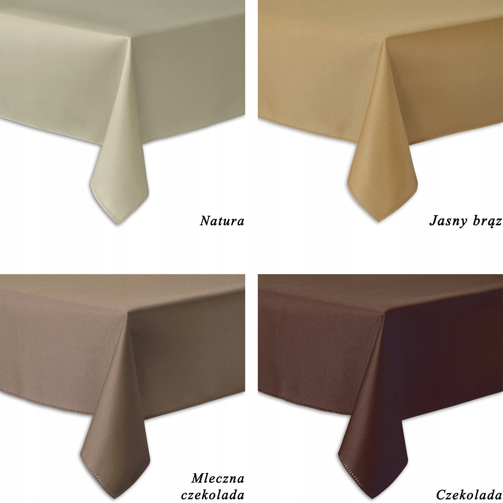 OBRUS PLAMOODPORNY - 140X300 - SOLID PUDROWY RÓŻ Wzór dominujący gładki