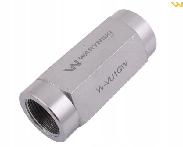

Zawór zwrotny liniowy 1"BSP 160L/min Waryński