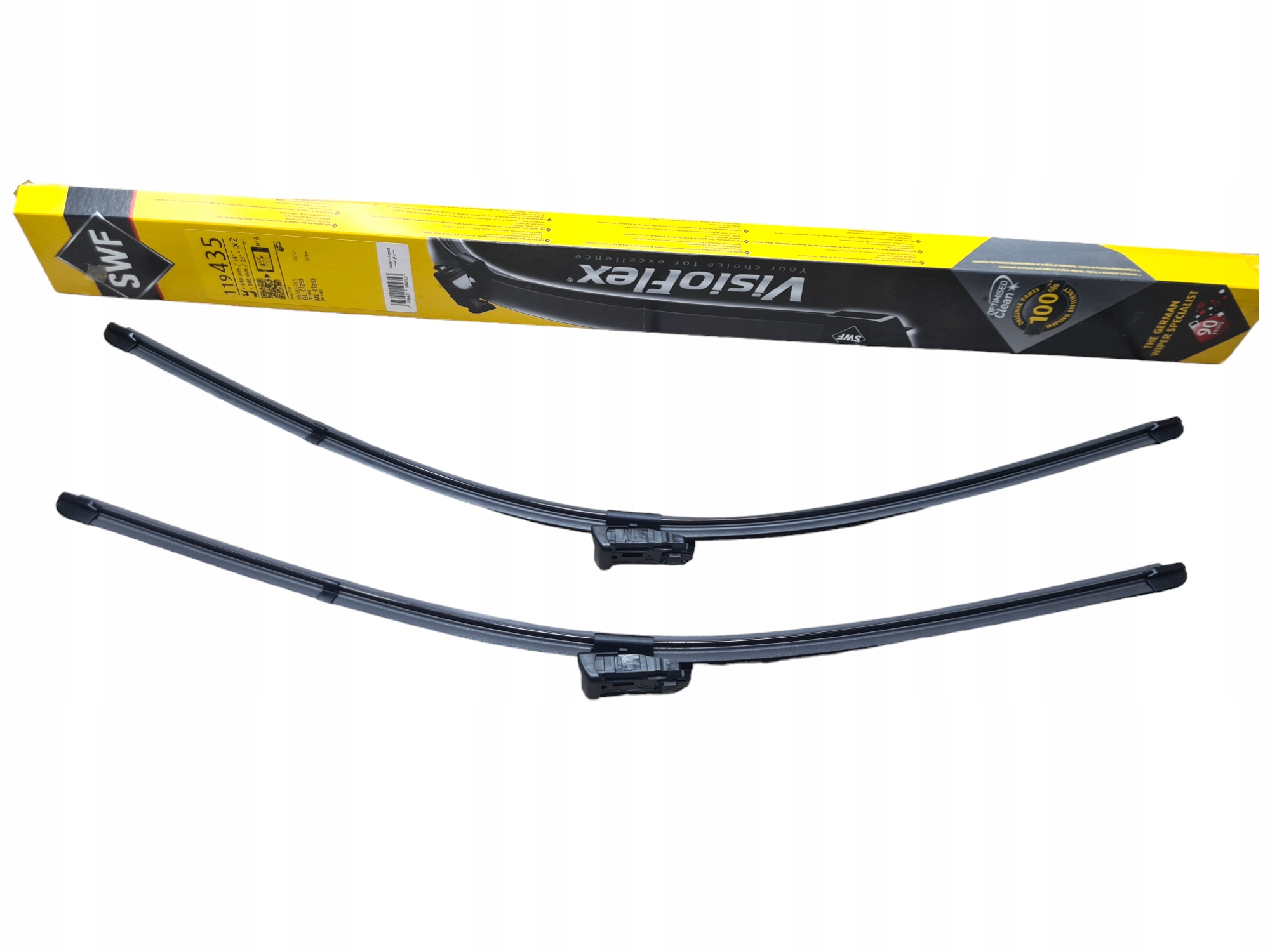 2X Wycieraczki Przód Swf 650MM/580MM Mercedes Gle Klasa M W166 Gls Gl X166