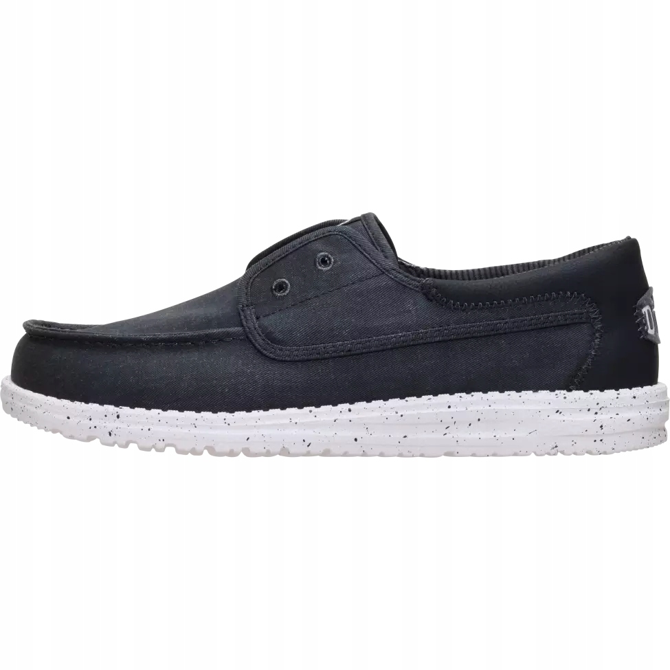HeyDude Pánské lehké mokasíny Boty Polobotky Nazouvací Wally Stretch Canvas 42