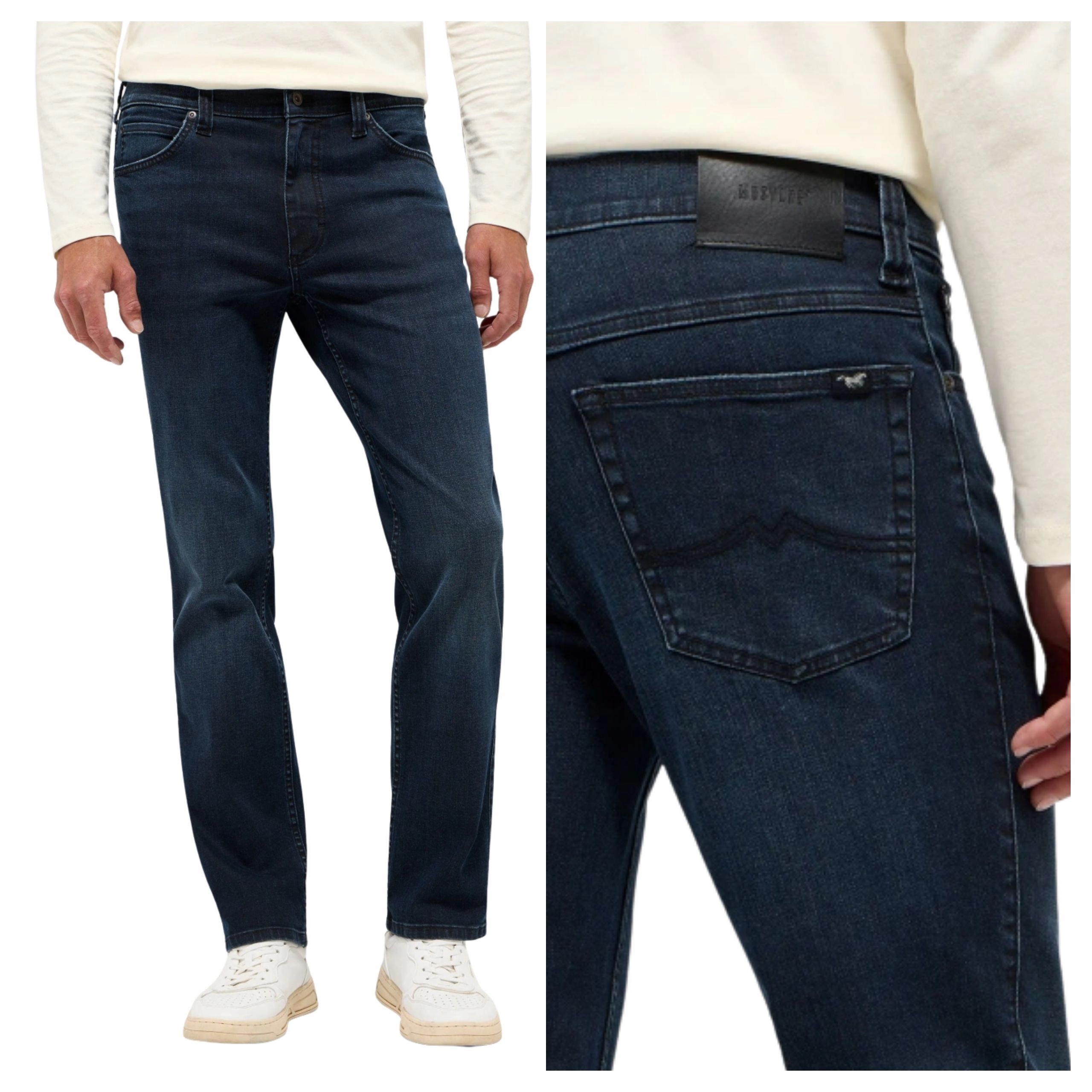 Mustang Pánské kalhoty Tramper Straight Džíny Modré W32 L32