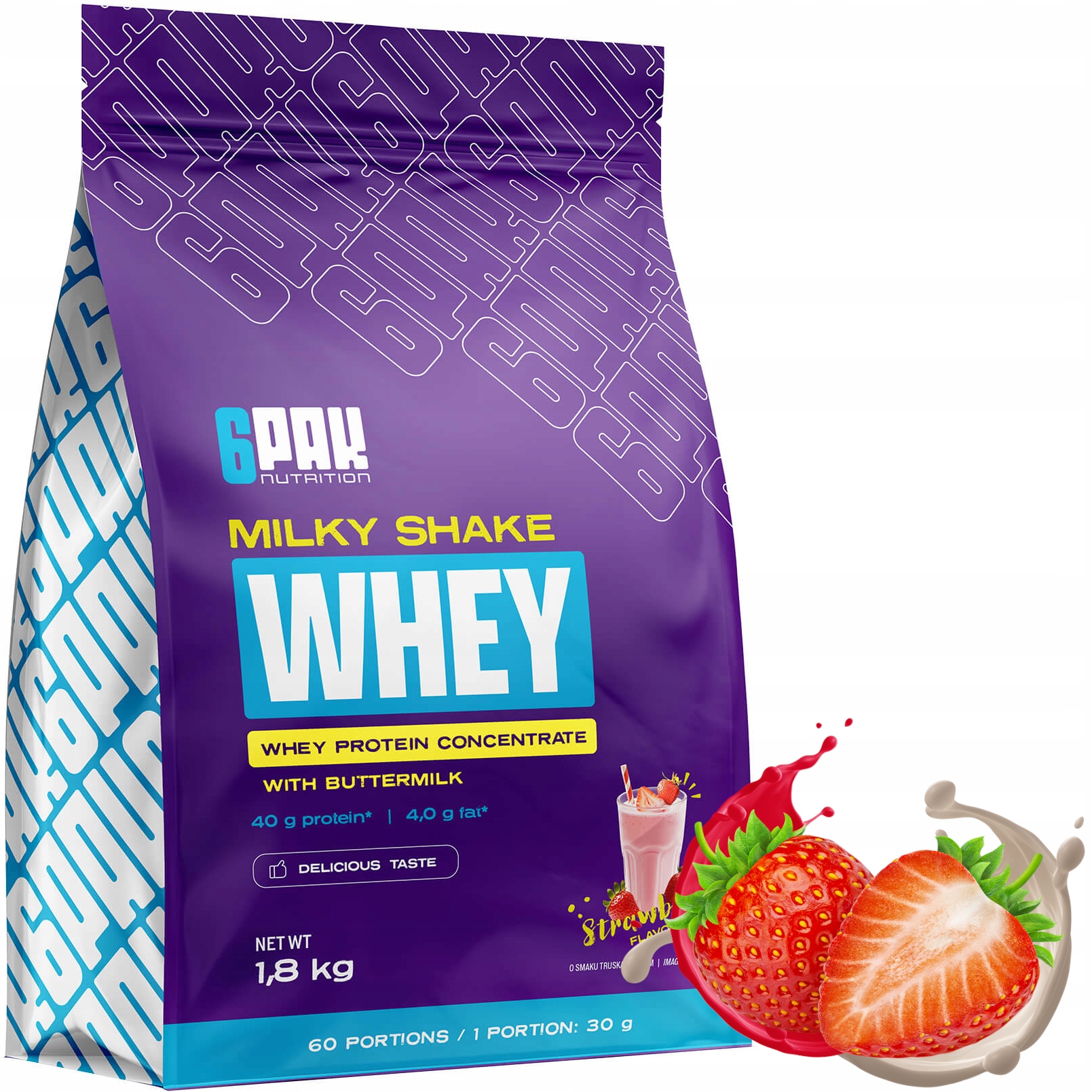 Milky Shake Whey 1800 G Wpc Protein S Podmáslím