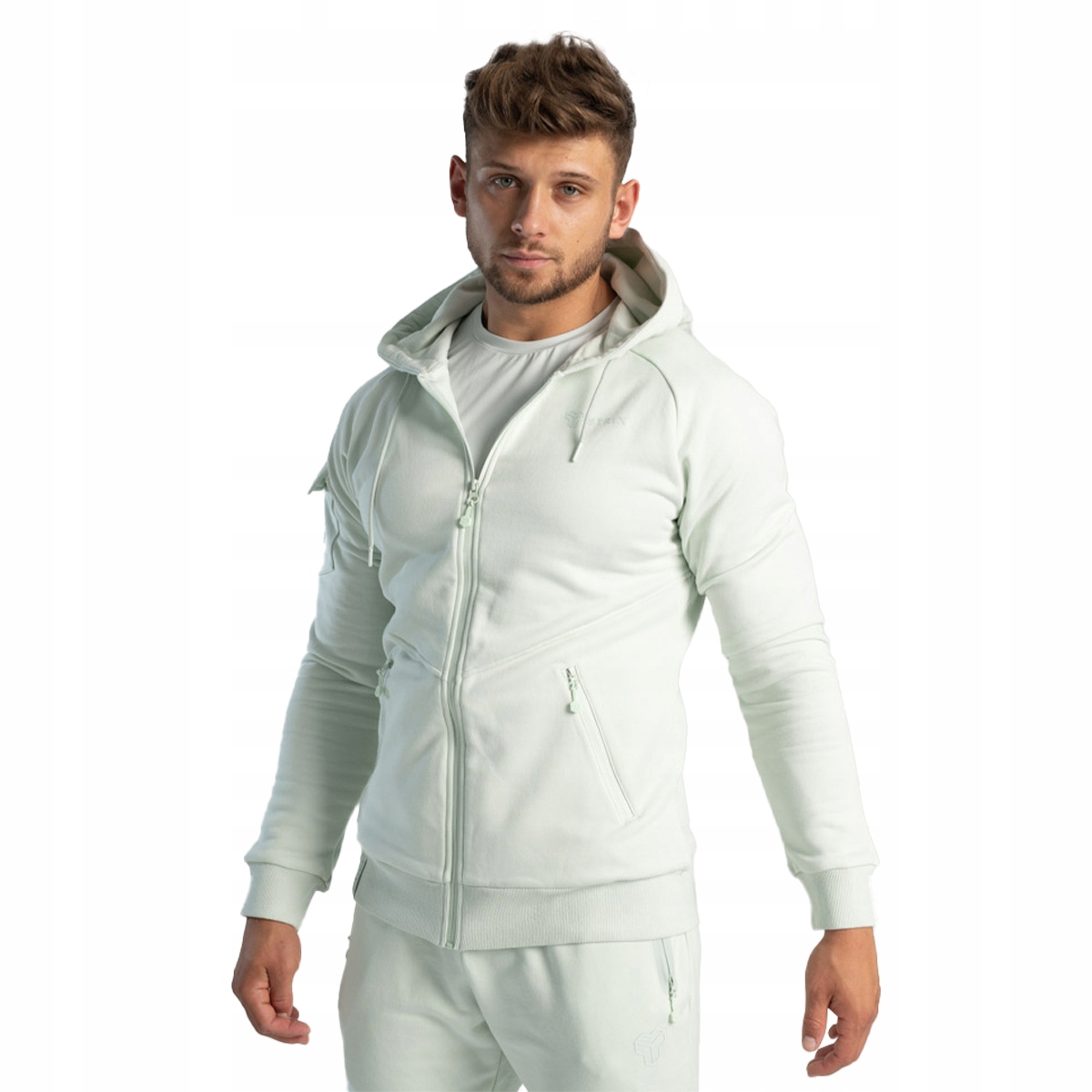

Męska Rozpinana Bluza Z Kapturem Nova Grey Strix L