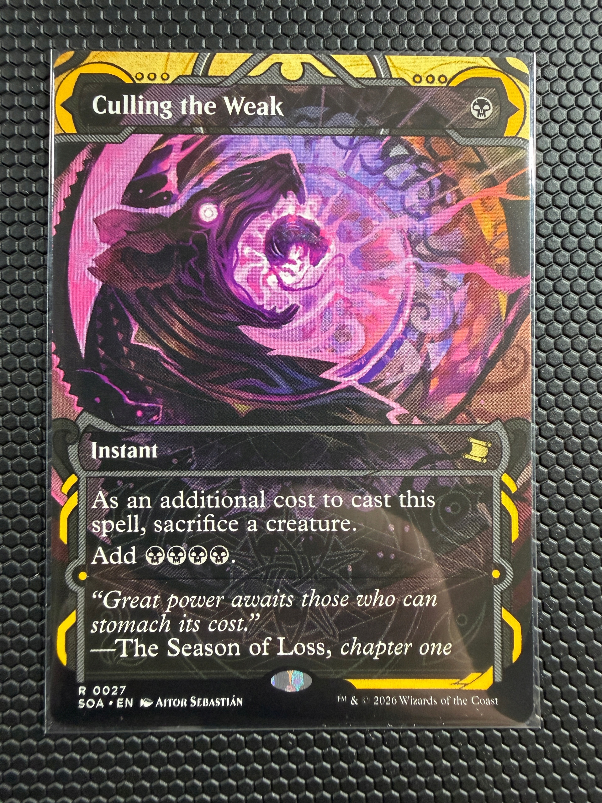 Mtg Culling the Weak Showcase