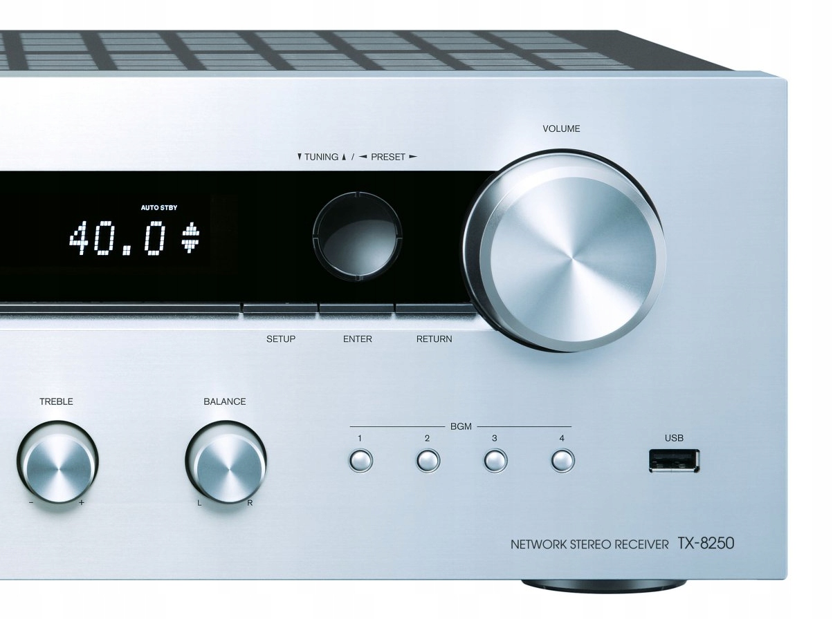 ONKYO TX-8250 STREAMER WiFi BT DAC AirPlay Chromecats DAB+ USB-A 2x135W Kod producenta TX-8250-S