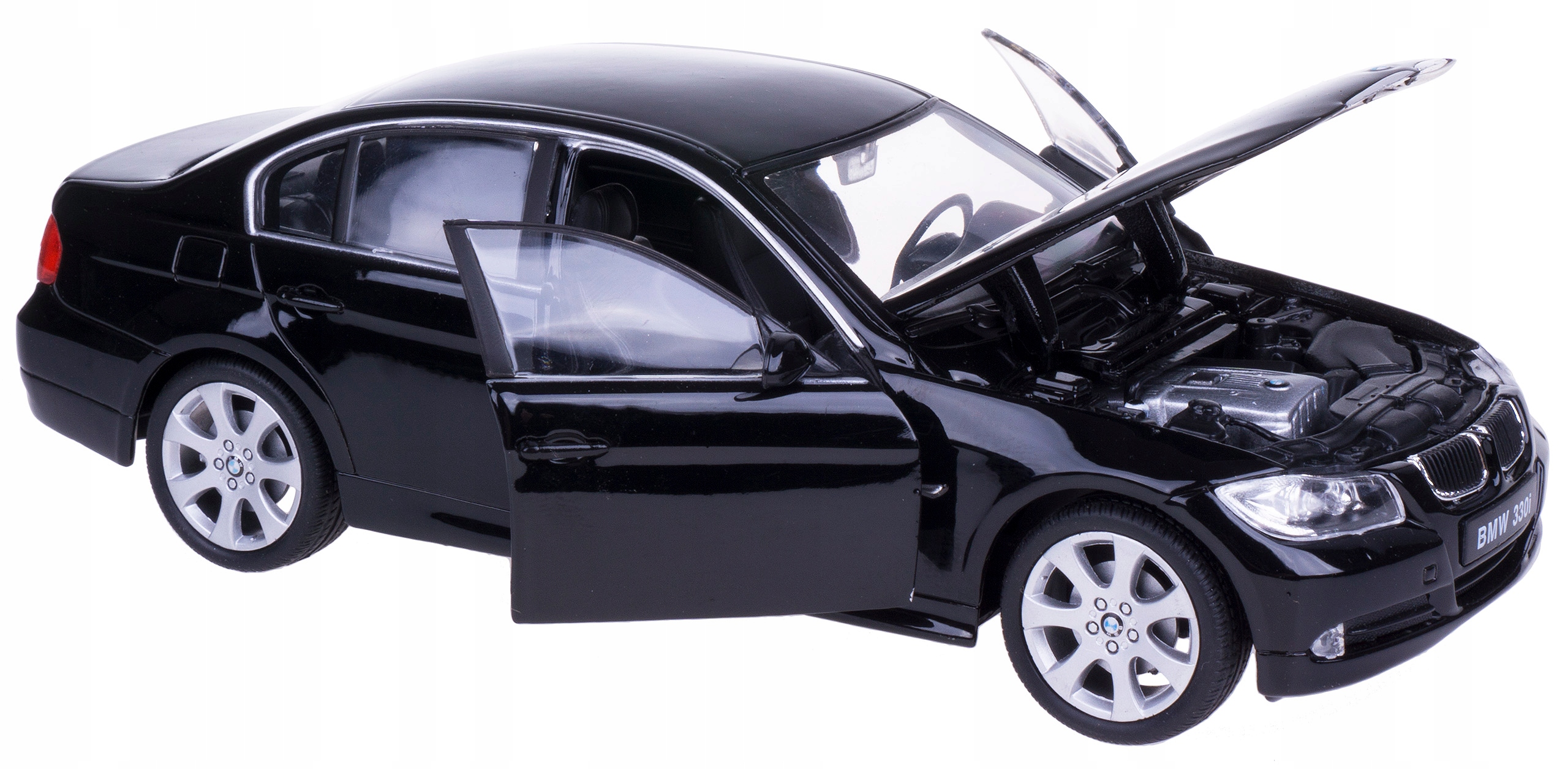 

Bmw 330i Czarny Model Metalowy Welly 1:24