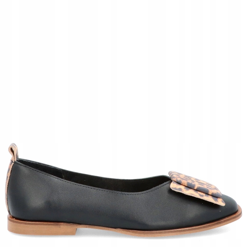 Elegantní kožené baleríny Boccato 010.1381 Černé 37