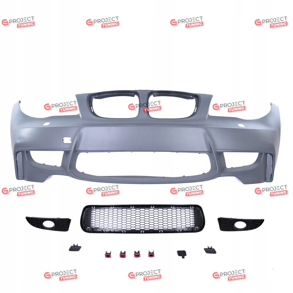 Zderzak przedni do BMW 1 (E81) Hatchback 2004 - 2013 styl M1 Producent części MTuning