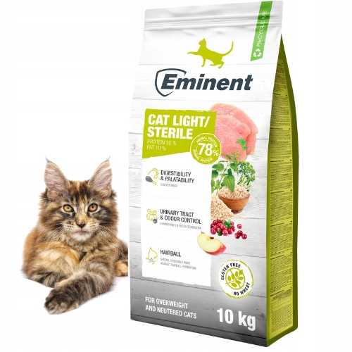 Levně Eminent Cat Light/Sterile 30/10 10 kg krmivo pro sterilizované kočky