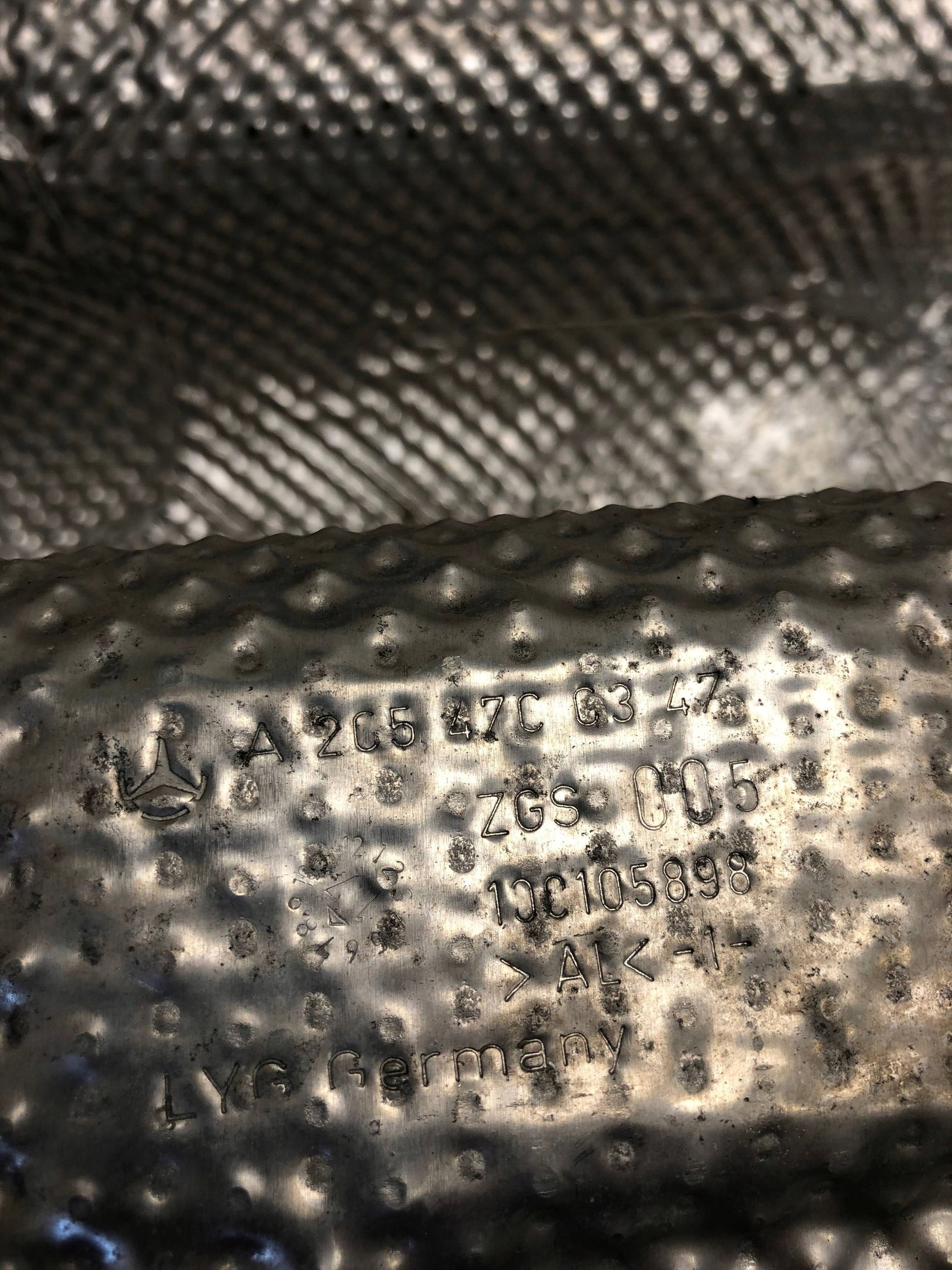 Blende Abdeckung TERMICZNA MERCEDES W238 A2054700347