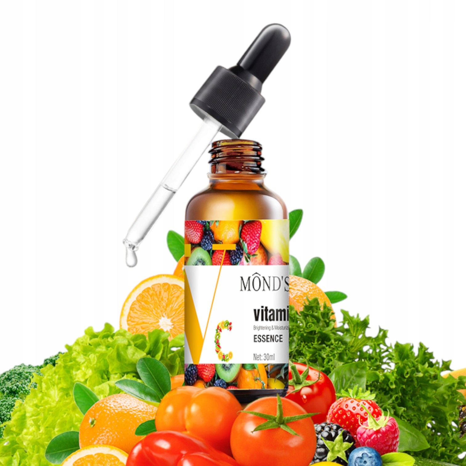 SERUM ROZŚWIETLAJĄCE DO TWARZY Z WITAMINĄ C WYRÓNUJĄCE KOLORYT 30ML Kod producenta 6973566820464