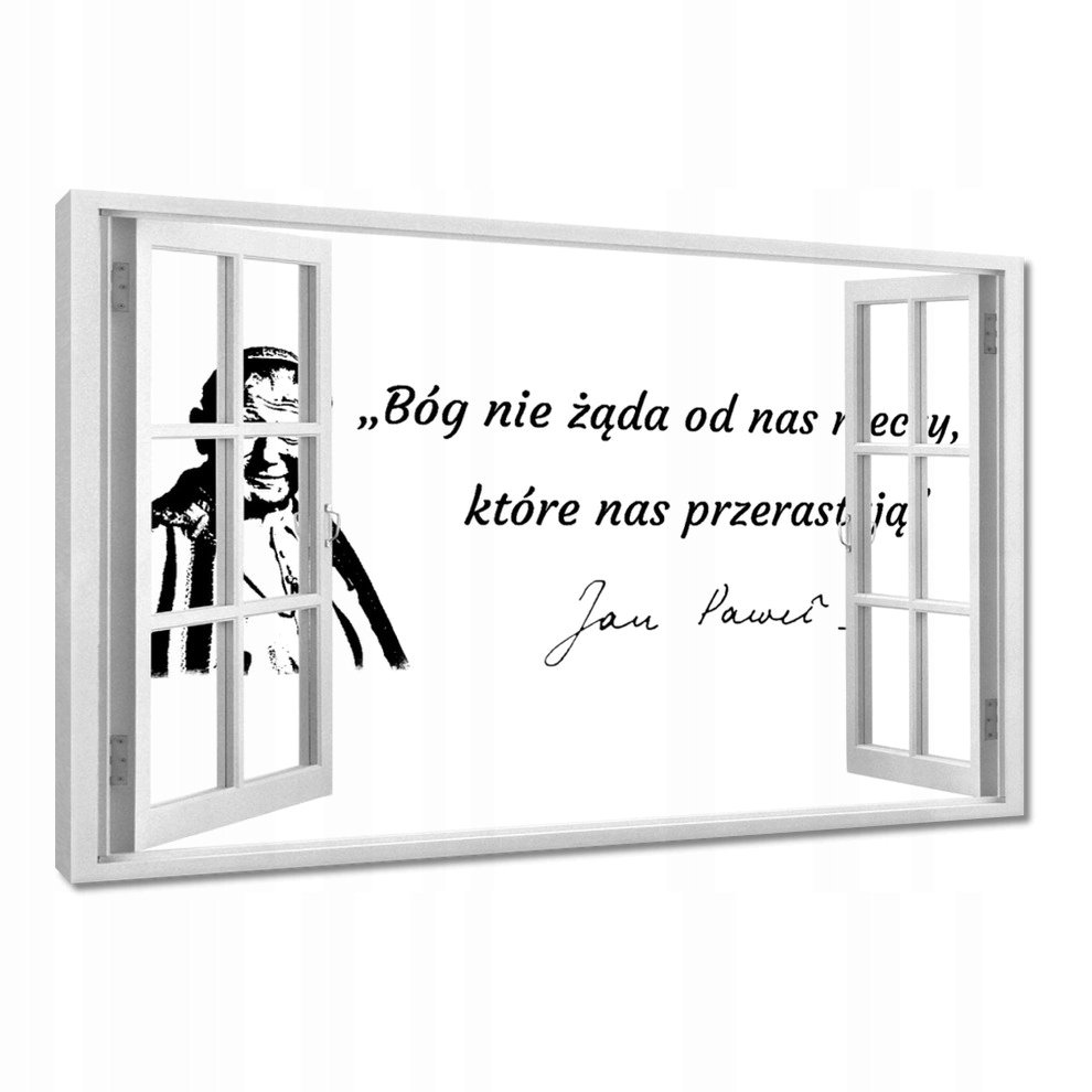 

Obrazy 120x80 Cytat Jan Paweł II