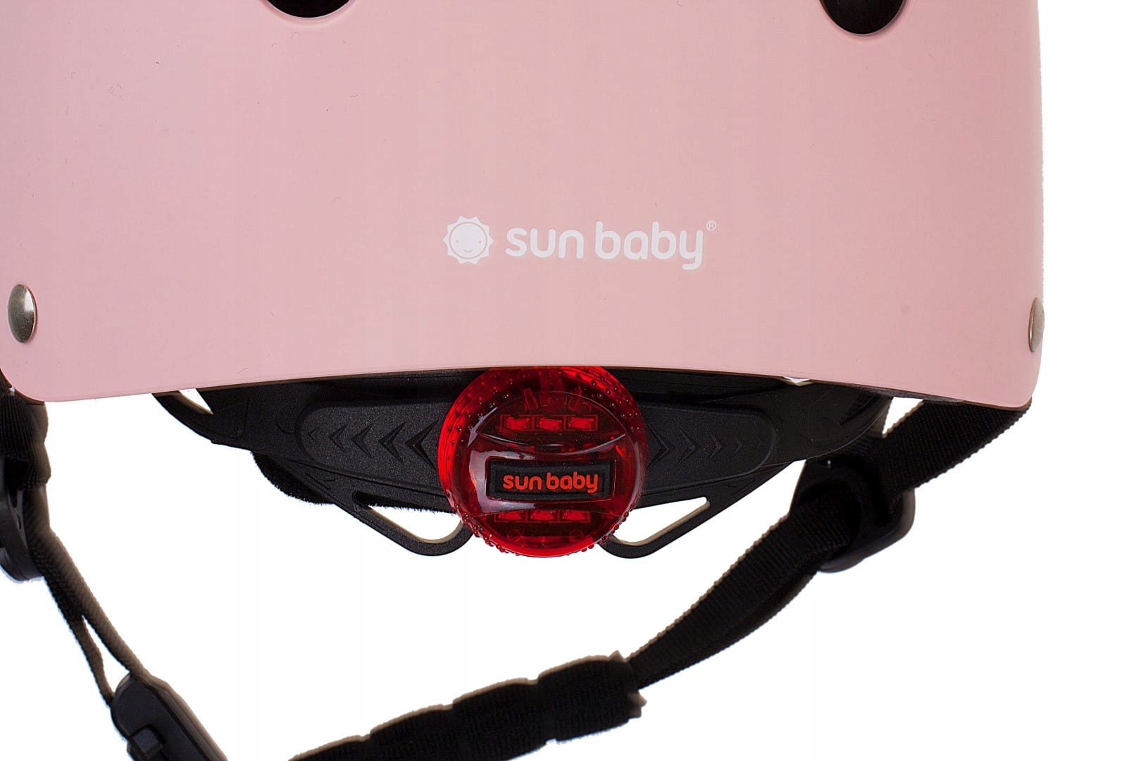 Kask rowerowy dla dzieci S 50-54 cm LED klips Rozmiar S