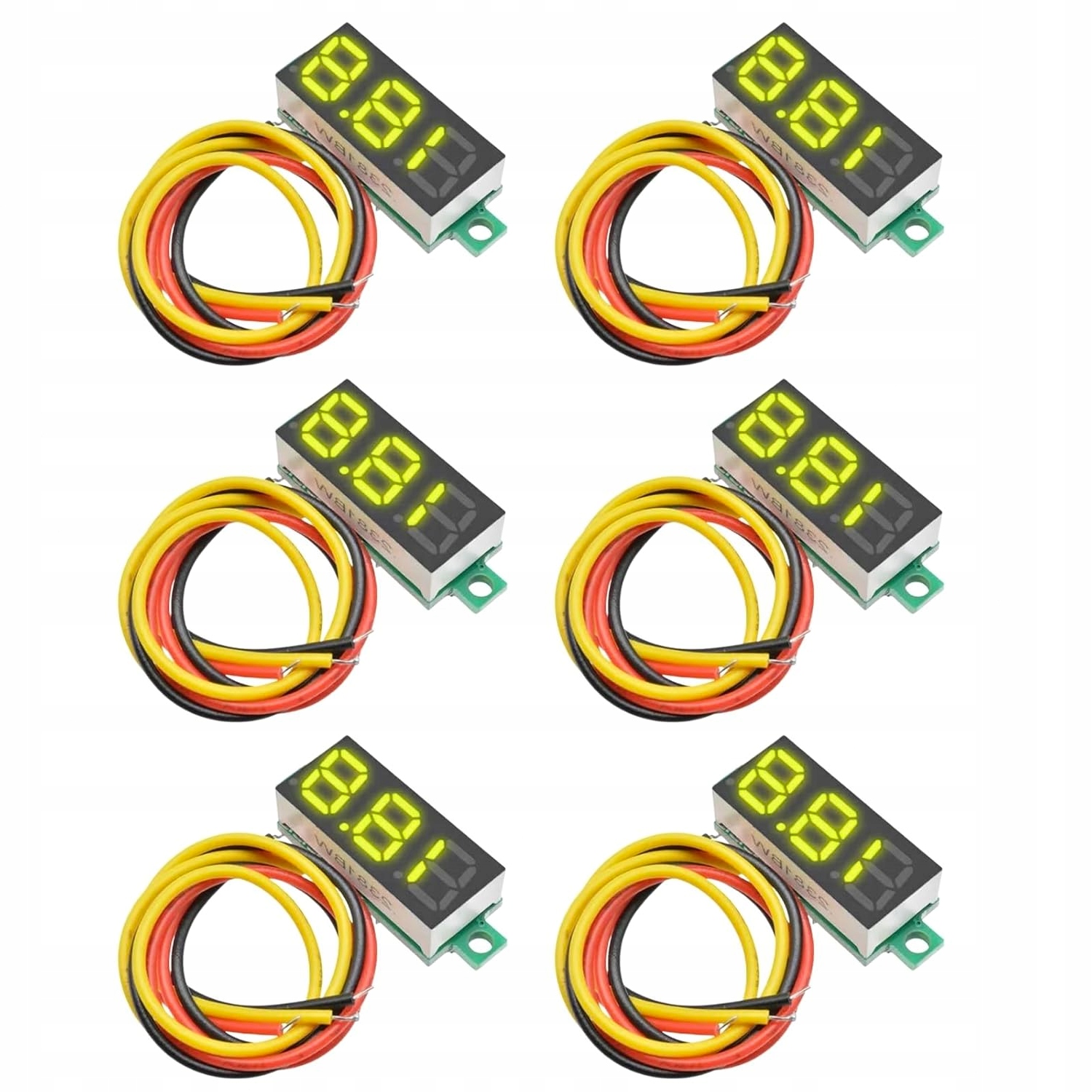 WOLTOMIERZ CYFROWY 0,28 CALA DC 0-100V TRZYPRZEWODOWY POMIAR NAPIĘCIA