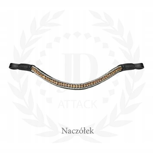 Naczółek ozdobny profilowany skórzany “Silver&Rose Gold” – Jd Attack Full