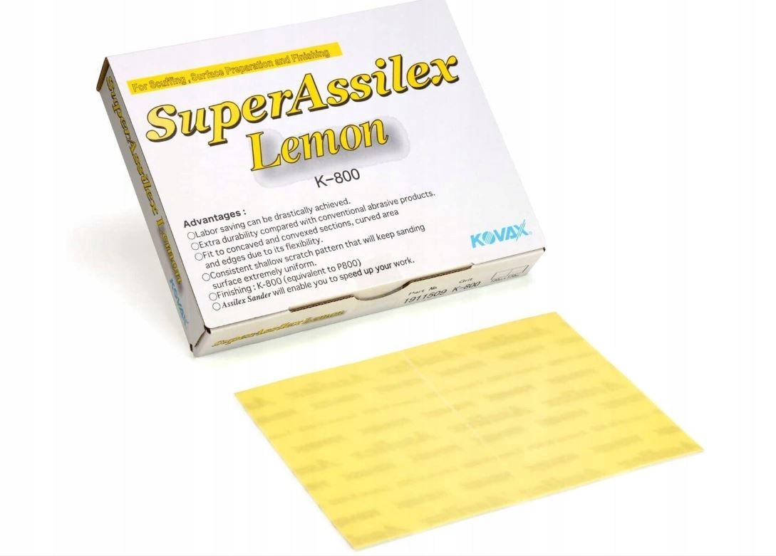 Kovax Wstęga Assilex Lemon P800 130x170mm