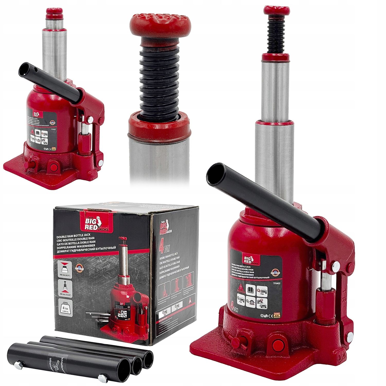 Nízký Hever Dvoustupňový 4T 160-390MM Torin