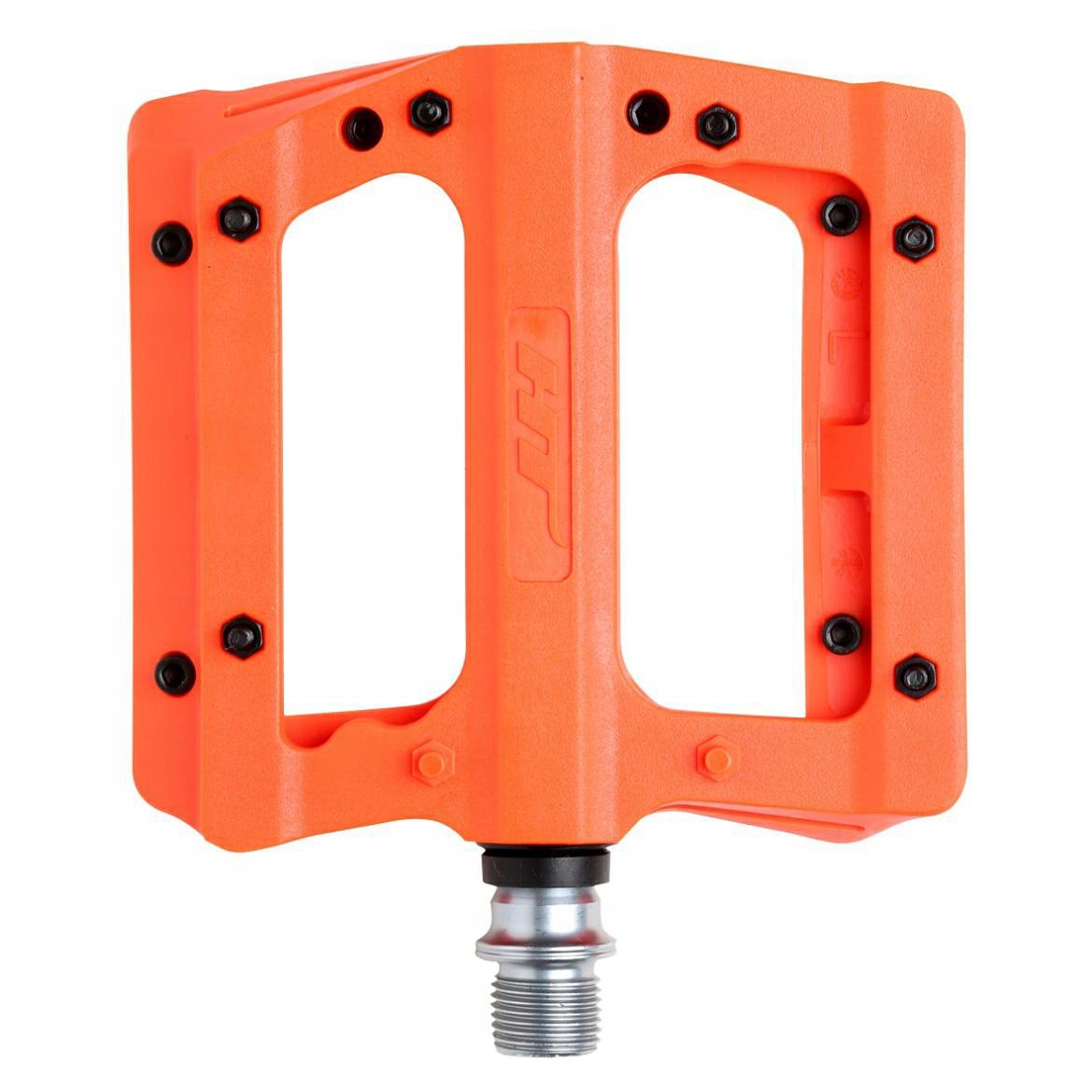 Pedały platformowe Ht PA12A Orange nylonowe metalowe piny wymienne