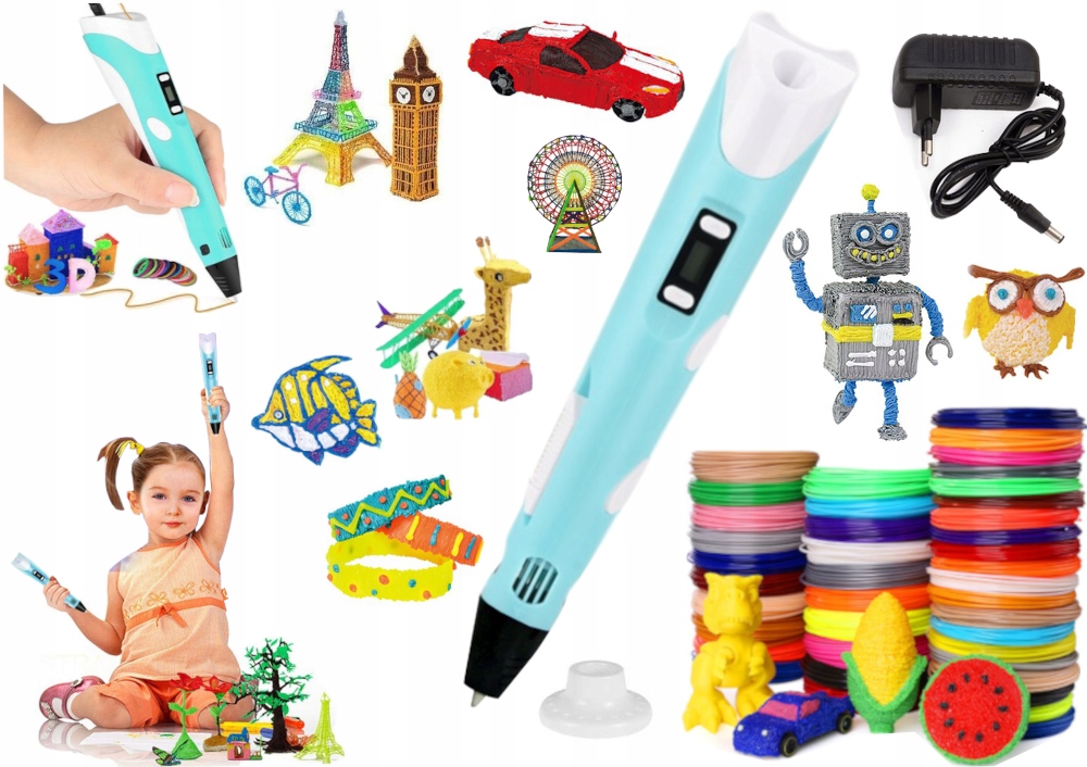 

Drukarka 3D Długopis 3D PEN2 Generacja 220M+WKŁADY