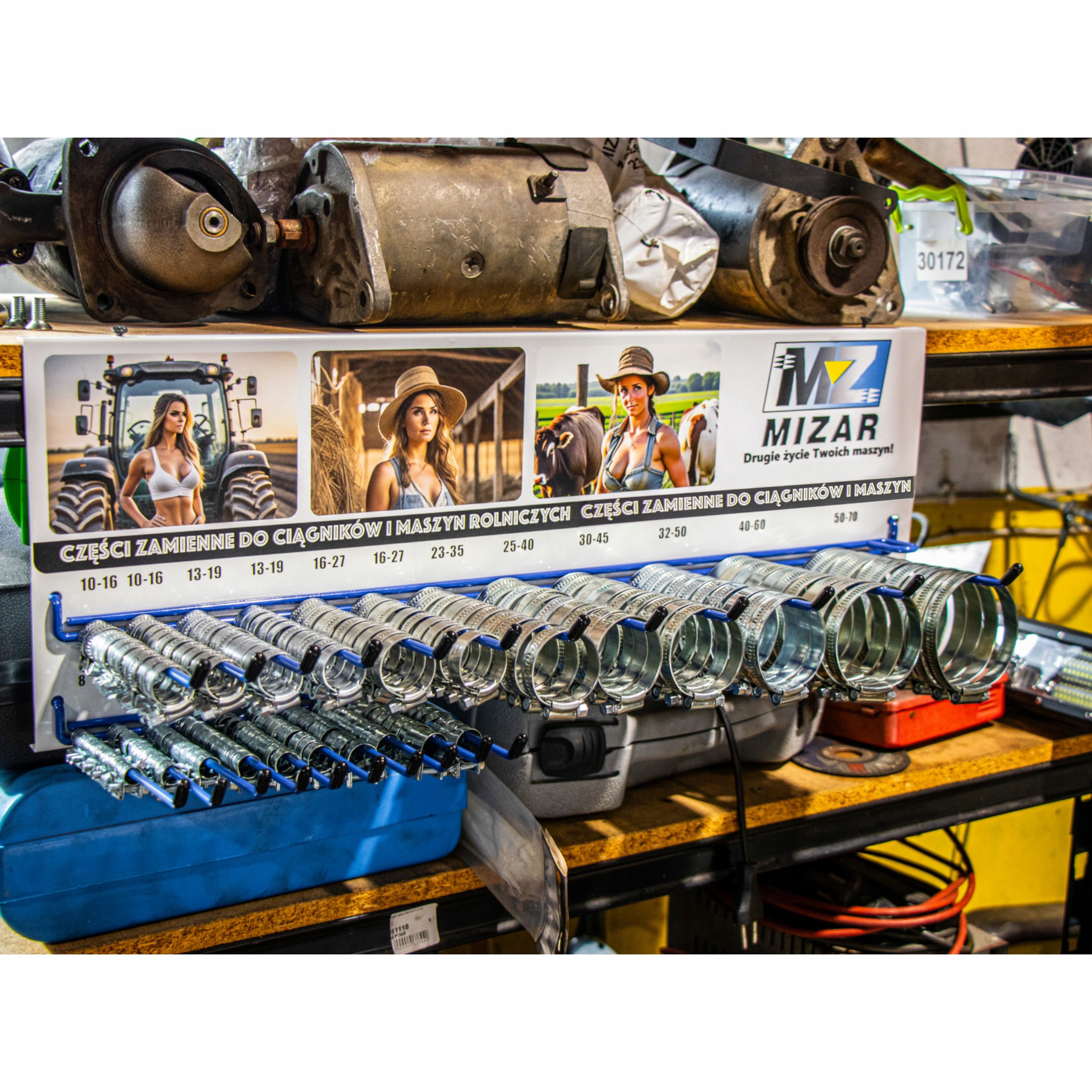 OPASKI OBEJMY CYBANTY ZACISKOWE METALOWE ZESTAW 220 SZTUK Z WIESZAKIEM EAN (GTIN) 85209947