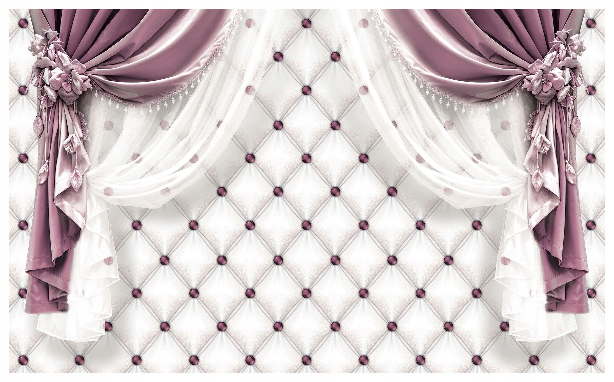 Vliesová fototapeta Luxusní ložnice s prošíváním 300x210 lepidlo