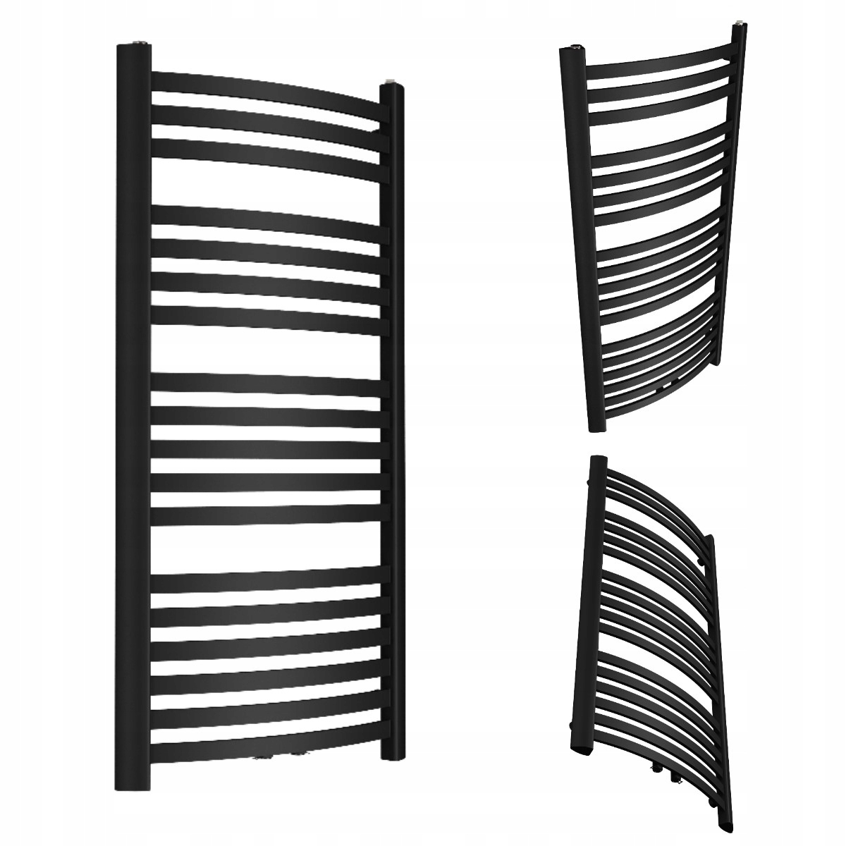 Kúpeľňový Radiátor Mei-m 500/470 Čierny Mat