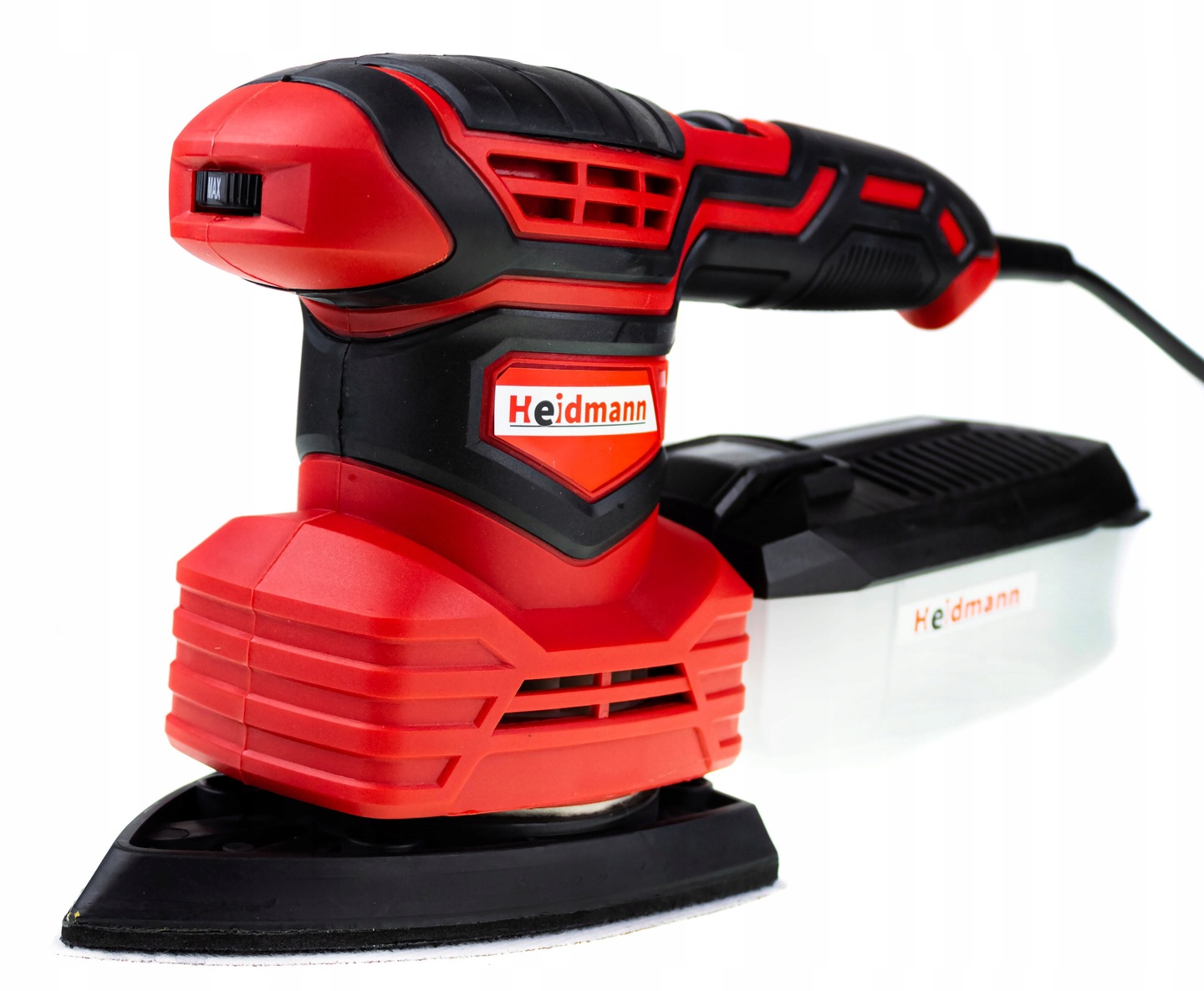 3-в-1 ОСЦИЛЯЦІЙНА БАГАТОФУНКЦІОНАЛЬНА ЕКЦЕНТРИЧНА ШЛІФУВАЛЬНА МАШИНА 3 ФОРМИ + КЕЙС Бренд Heidmann
