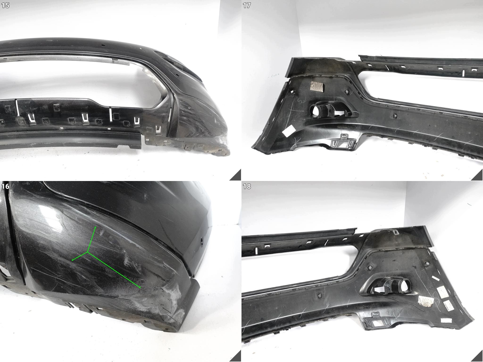 JEEP GRAND CHEROKEE WK2 LIFT 17-22 bumper front + SPOILER (6xPDC washers)
