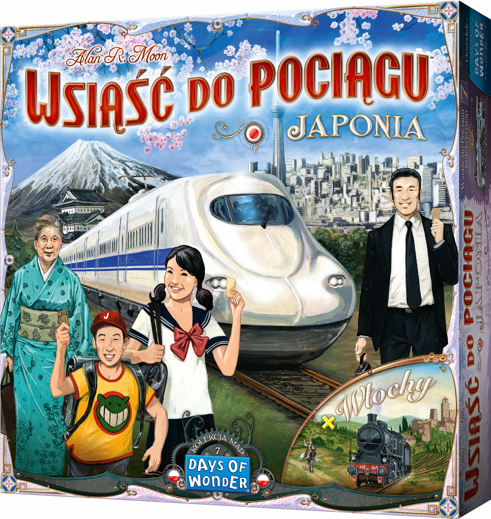 Wsiąść do Pociągu: Kolekcja Map 7 Japonia i Włochy