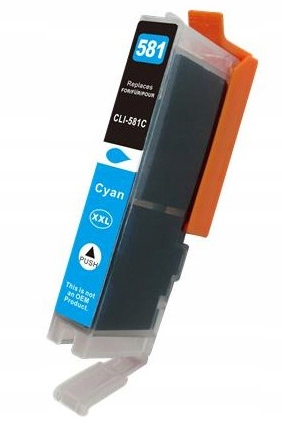 

Tusz XXL Do Canon Pixma TR7550 TR8550 TS6150 Cyan
