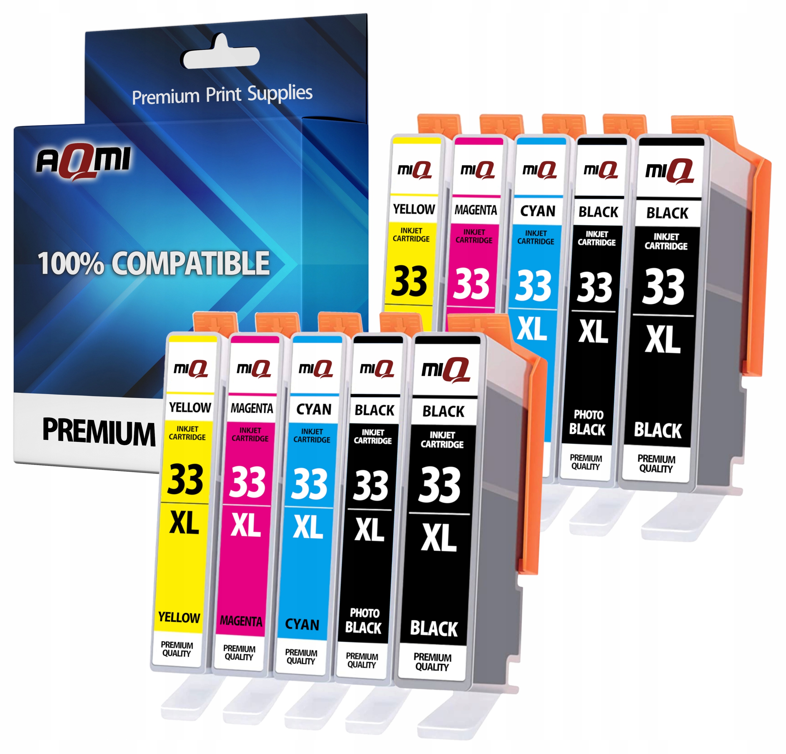 

10x Tusz Do Epson XP530 XP630 XP830 XP900 XP7100