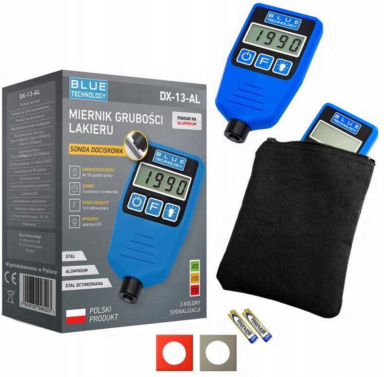 Merač hrúbky laku Blue Technology DX-13-AL