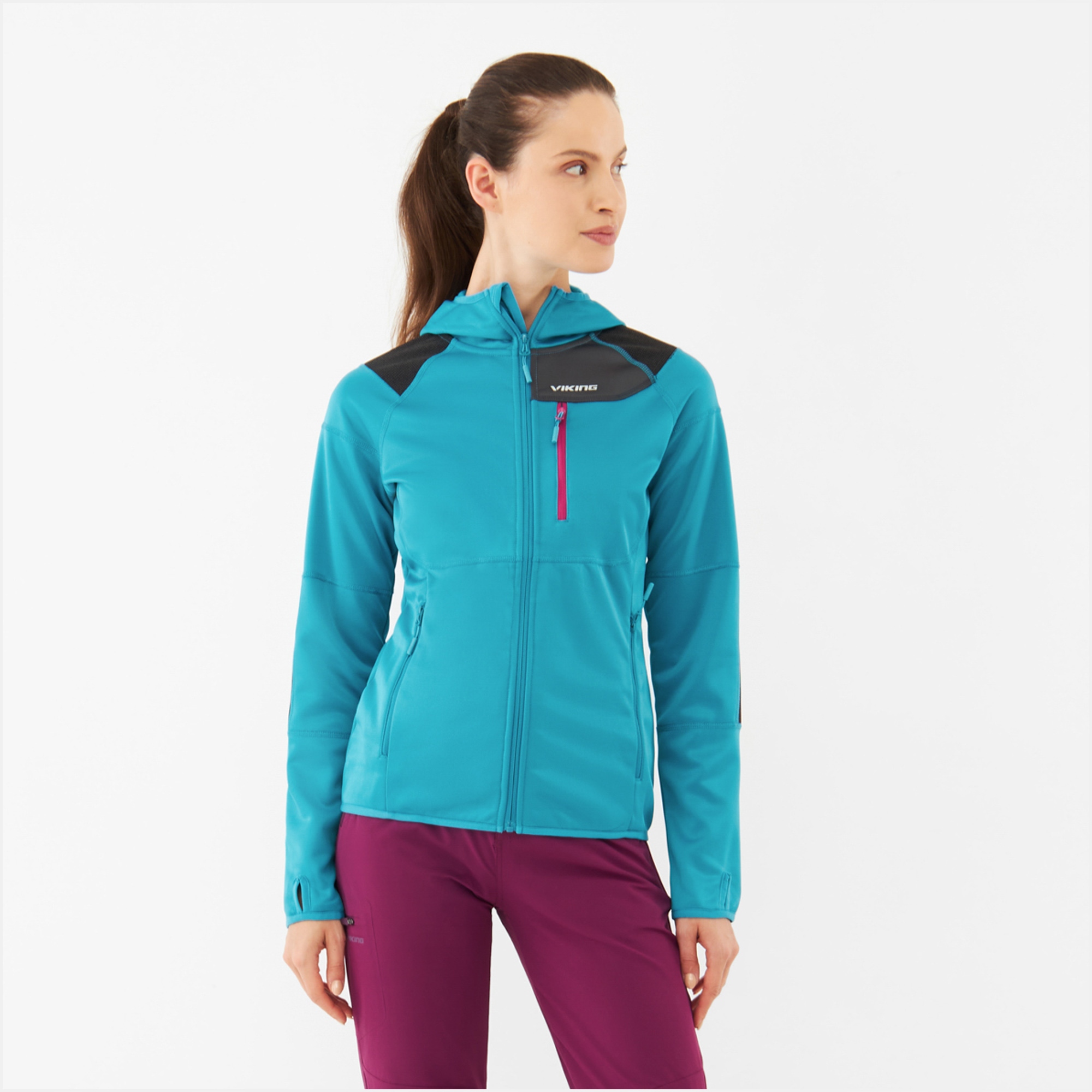 Bluza damska rozpinana z kapturem Viking Yosemite Hoodie Lady XL