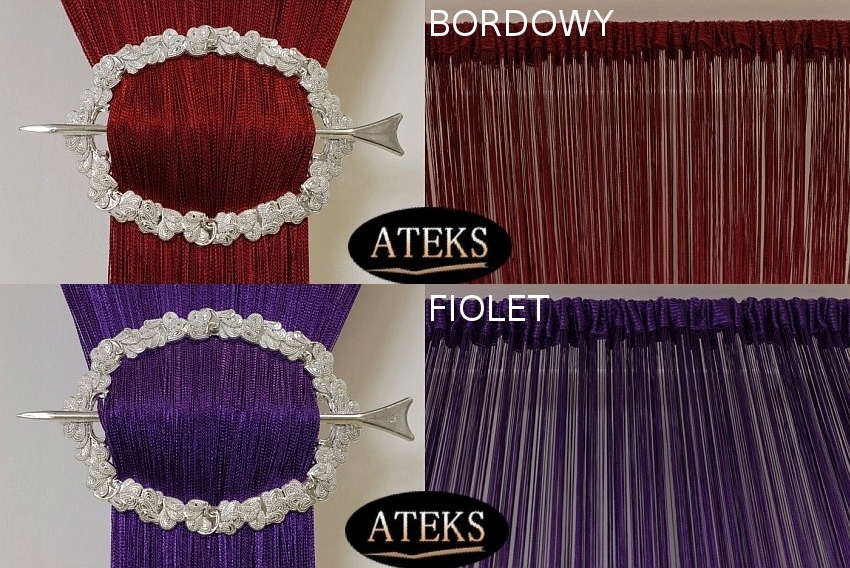 FIRANKI FIRANY MAKARON MAKARONY 100x200 35-kolorów Rodzaj Firana pojedyncza