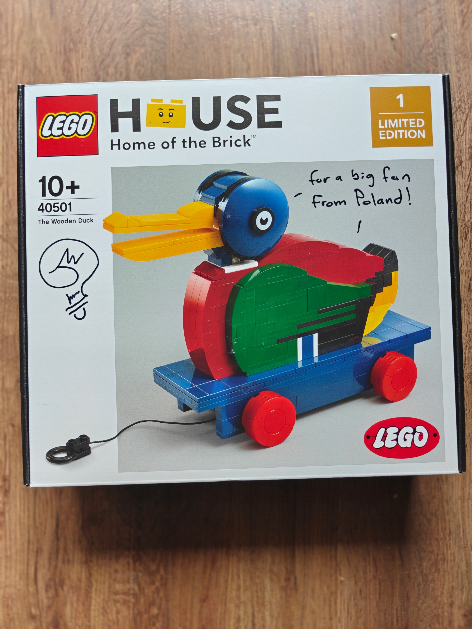 Lego Ideas 40501 Dřevěná kachnička