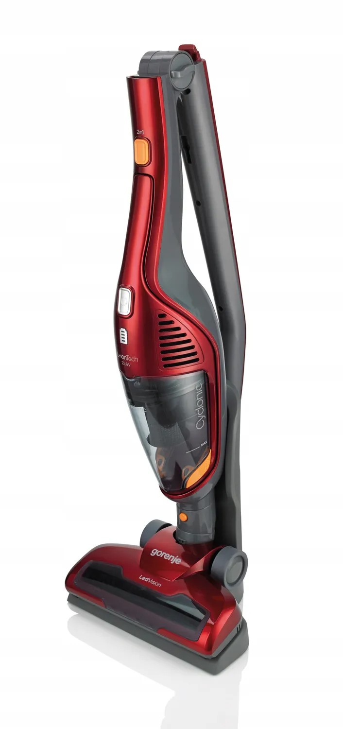 Odkurzacz pionowy Gorenje SVC216FR czerwony Model SVC216FR