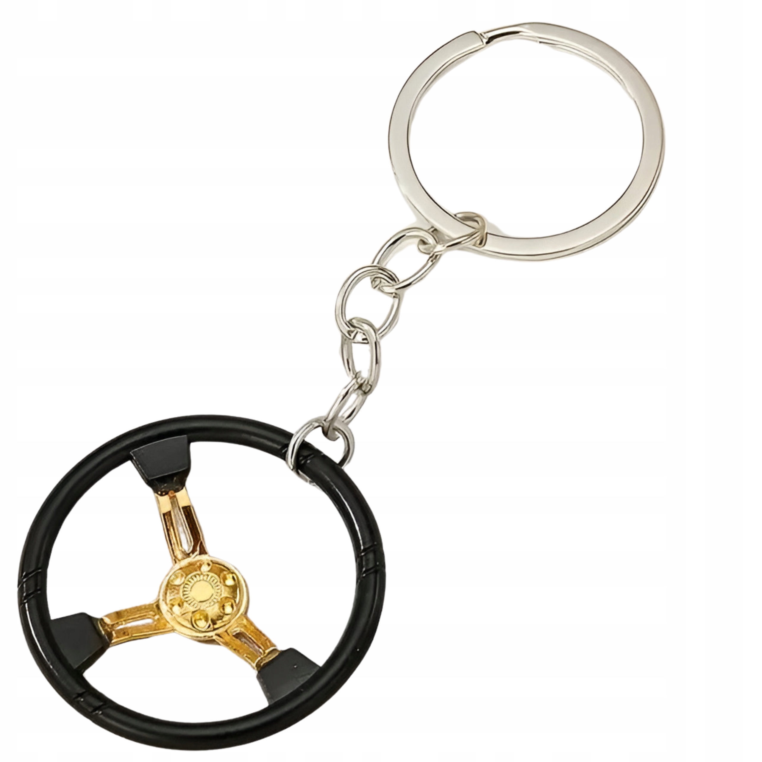 Breloczek Do Samochodu Auta Kluczy Brelok Zawieszka Kierownica Czarno Złota