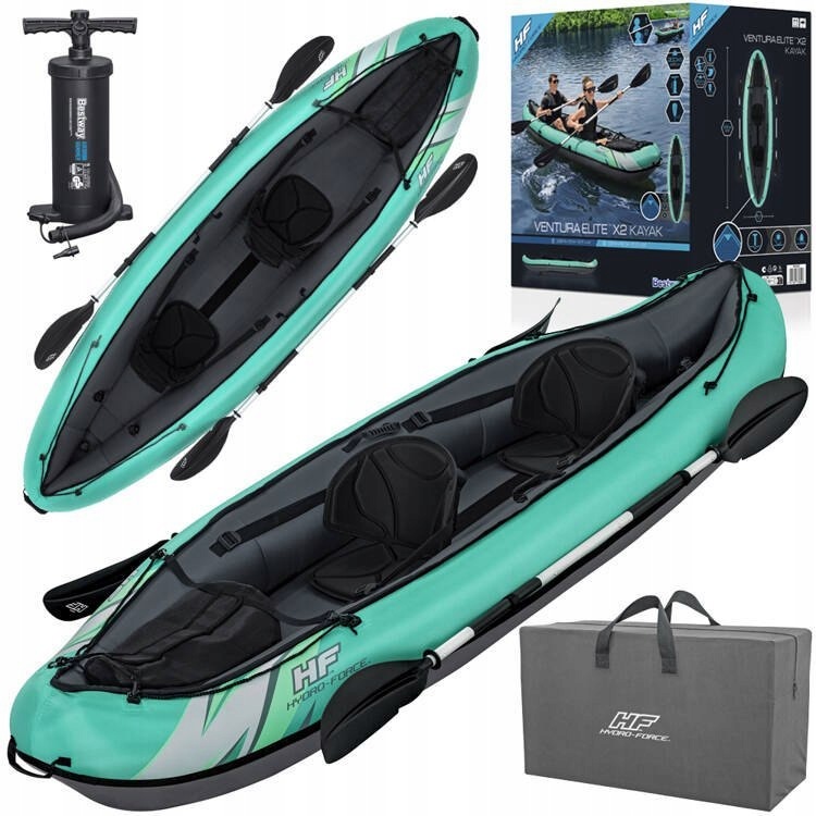 Bestway Kajak pro 2 osoby Ventura Elite X2 ponton Hydro Force pádla 65052