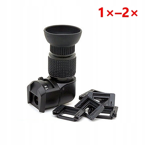 1-2x угловой видоискатель для Canon / Nikon / Fujifilm / Pentax / Samsung / Konica Minolta