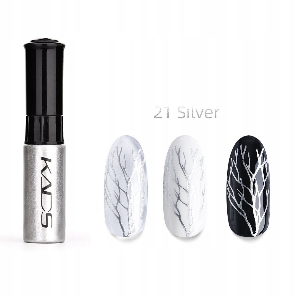 

Kads 21 (silver) Lakier Do Stemplowania Paznokci