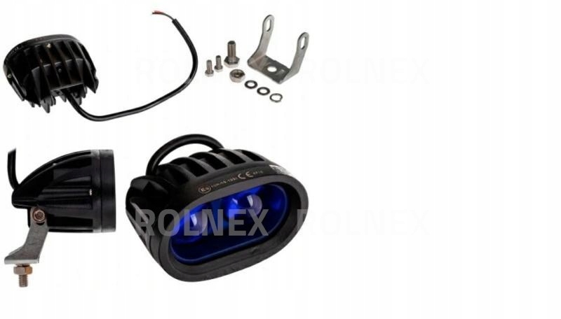 Pracovní lampa 2 Led 8W modrá s proudem TT.13111S