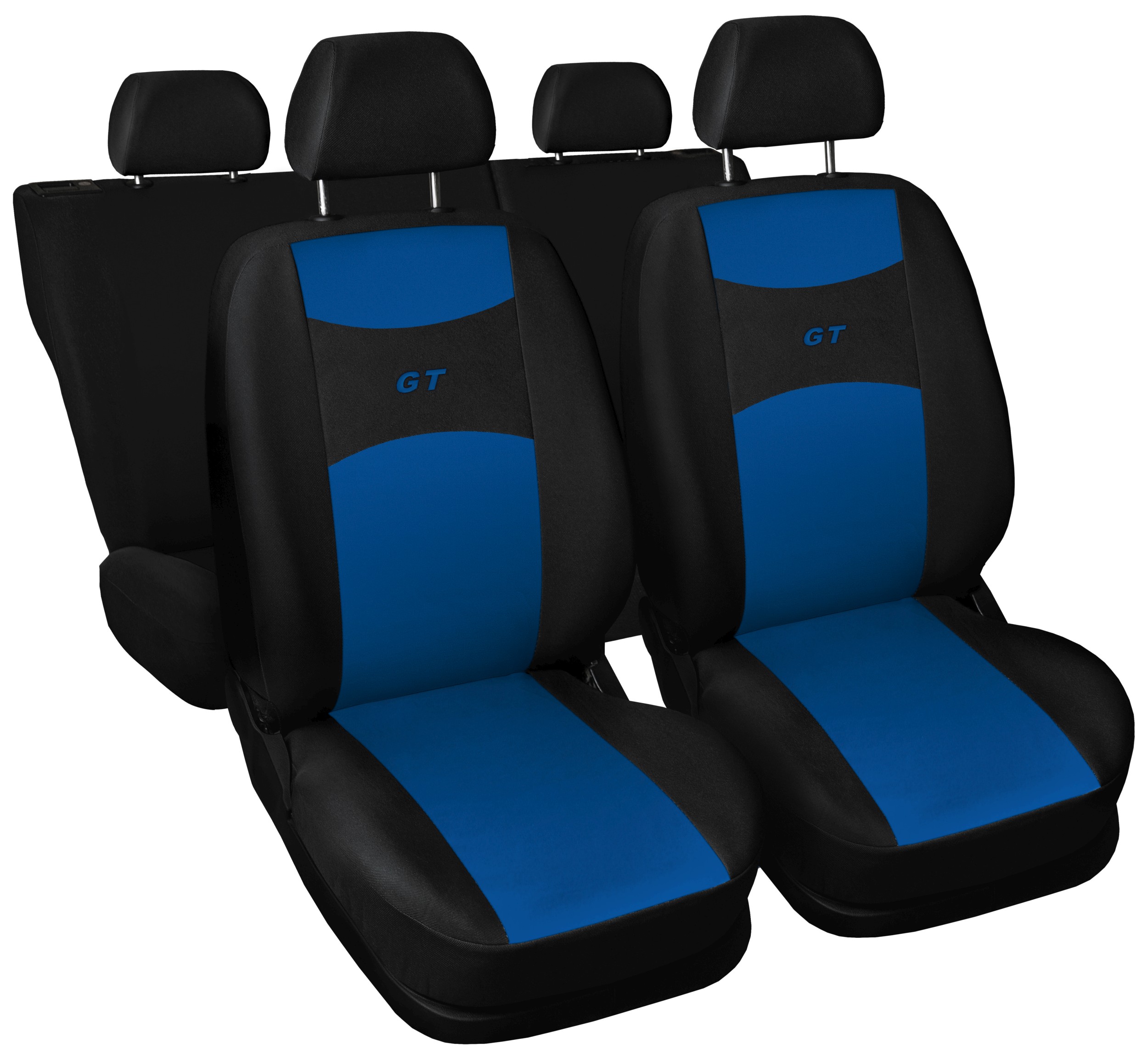 Autopotahy na sedadla Gt modré Audi A2 A3 8L 8P 8V Komplet
