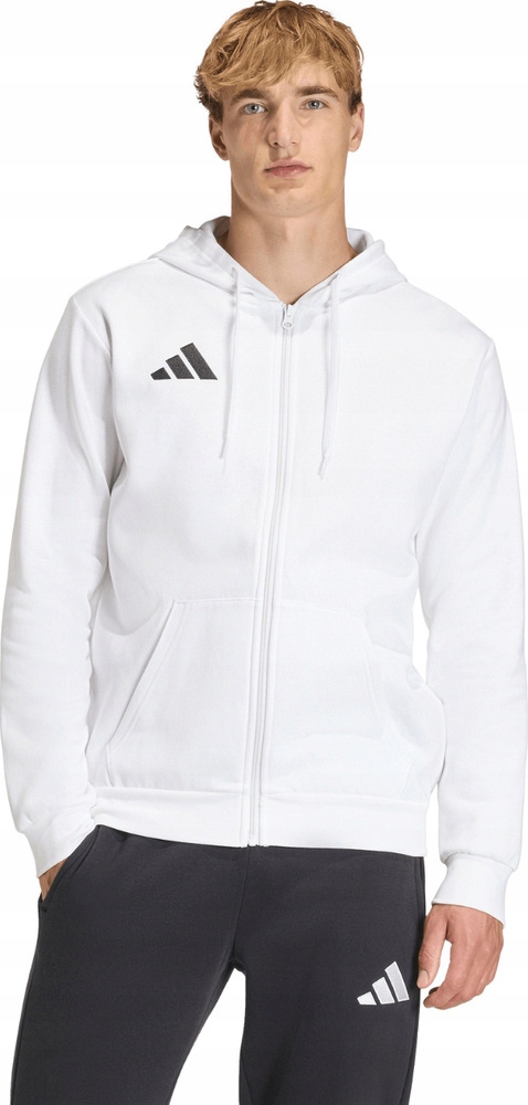 Pánská Mikina Adidas Entrada 26 Fz Hoody Bílá KF5943 r S