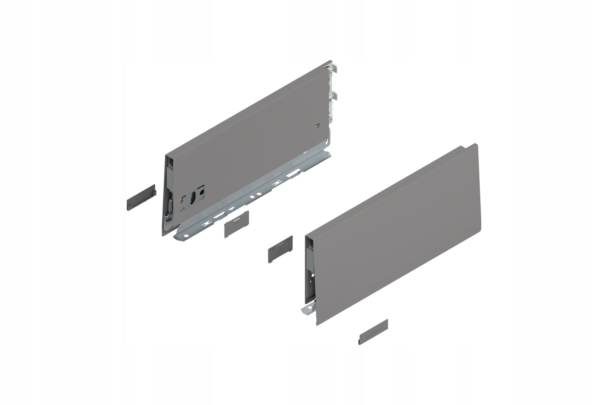 Blum 470K3002S Bok Merivobox, výška K (129 mm) 300 mm, šedá, matná barva