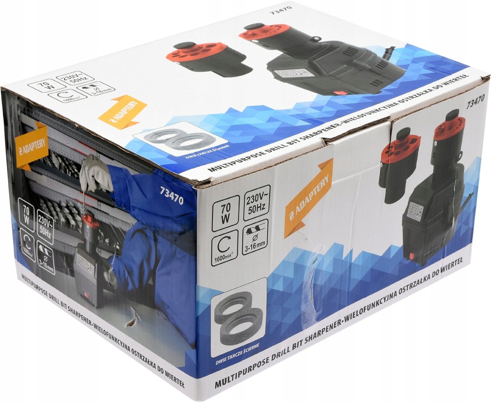 OSTRAŁKA DO WIERTEŁ STALOWYCH ADAPTER KAMIEŃ 2023 Kod producenta PROFESJONALNA OSTRZAŁKA WIERTEŁ 3-16MM