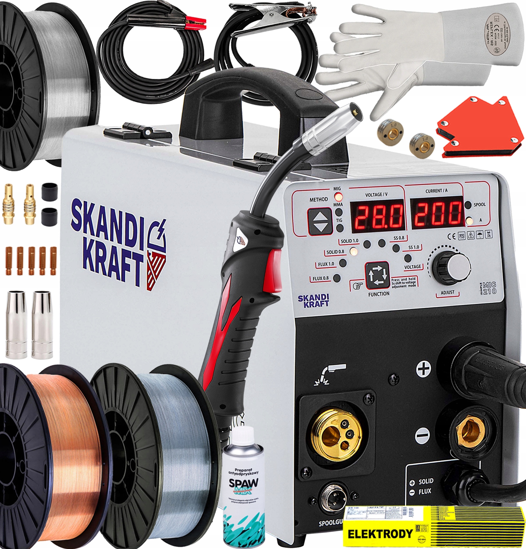 Svařovač Migomat Skandi Kraft iSIMPLE 210 Synergie