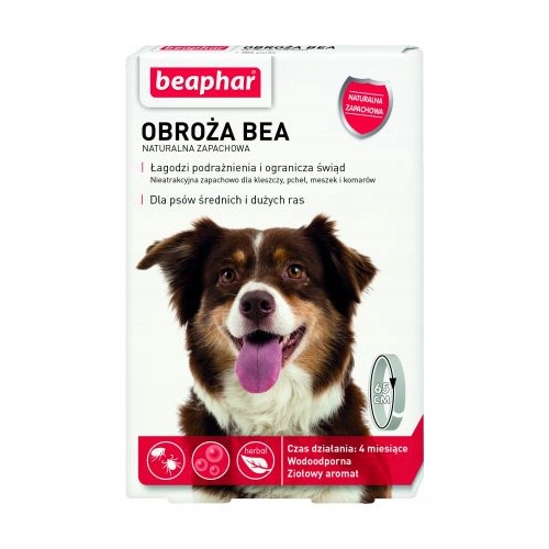 

Beaphar Obroża Bea Naturalna Zapachowa Dla Psa M/L