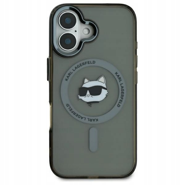 Karl Lagerfeld KLHMP16LHLSCHK iPhone 16 Pro 6.3" czarny/black hardcase