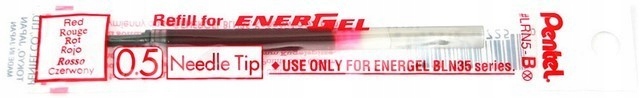 

Wkład Pentel Energel LRN-5 czerwony