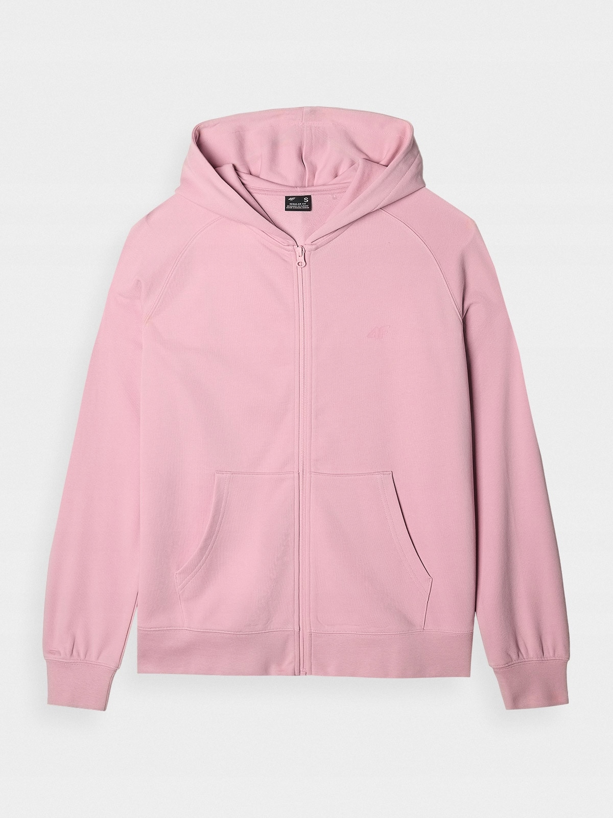 Bluza Damska 4F Dresowa Sportowa Rozpinana z Kapturem Bawełna F1763-56S-L